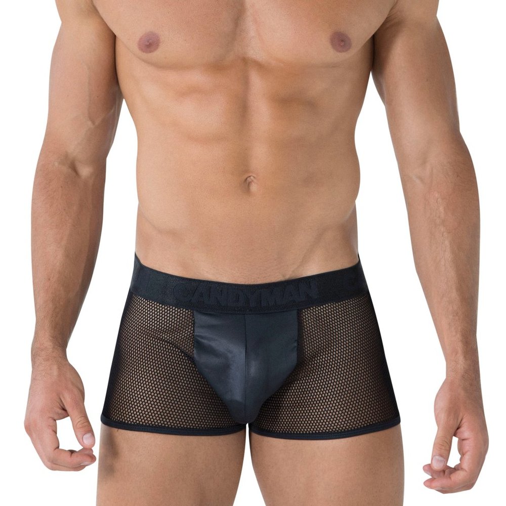 Candyman 99479 Mesh Trunks Color Black
